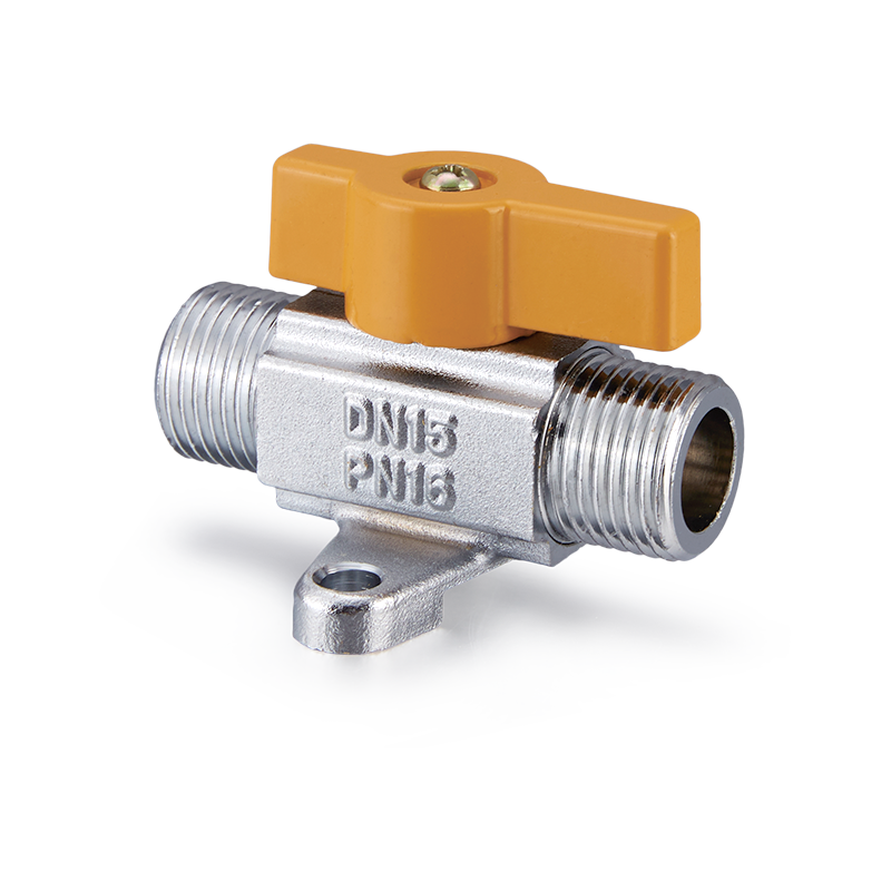 YH-212 messing kogelkraan met basis (M/M)