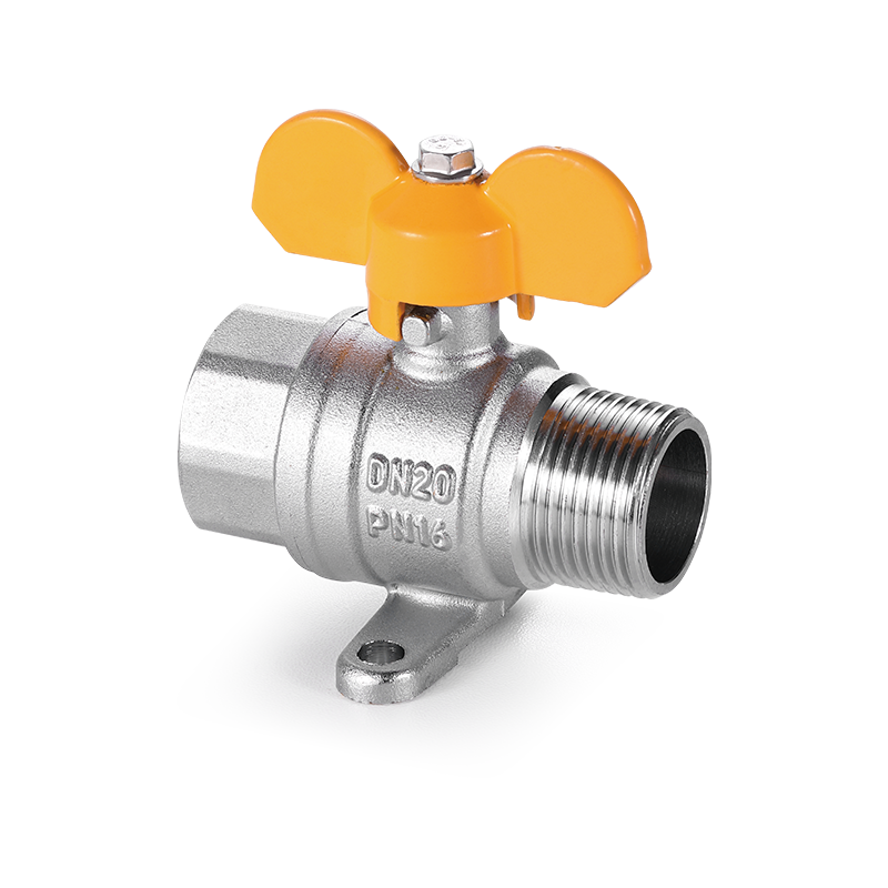 YH-217 messing klep met basis (F/M)