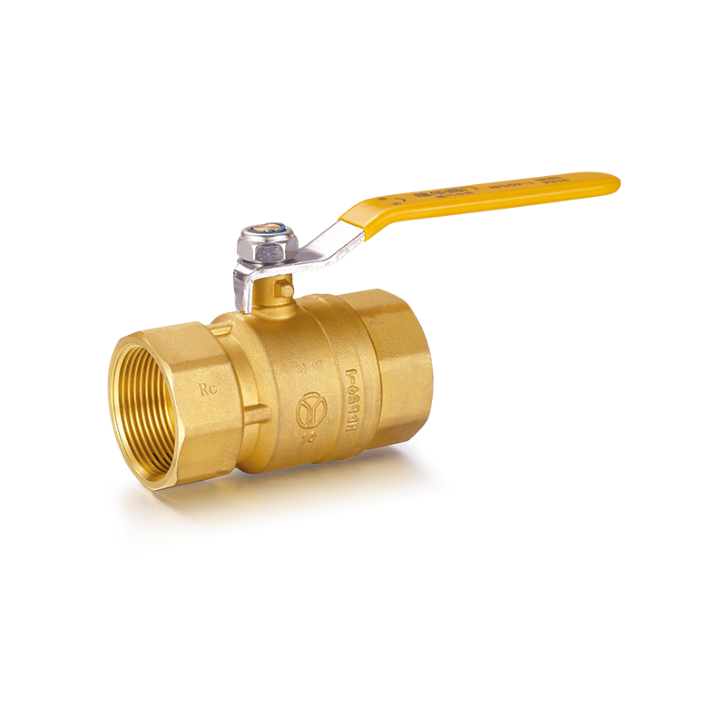 YH-201 Messing kogelkraan met lange handgreep (F/F)